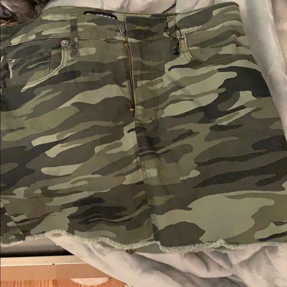 camouflage skirt
